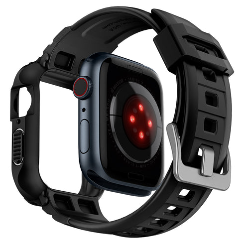 Spigen כיסוי+רצועה ל-Apple Watch Series (45mm / 44mm) – Rugged Armor Pro